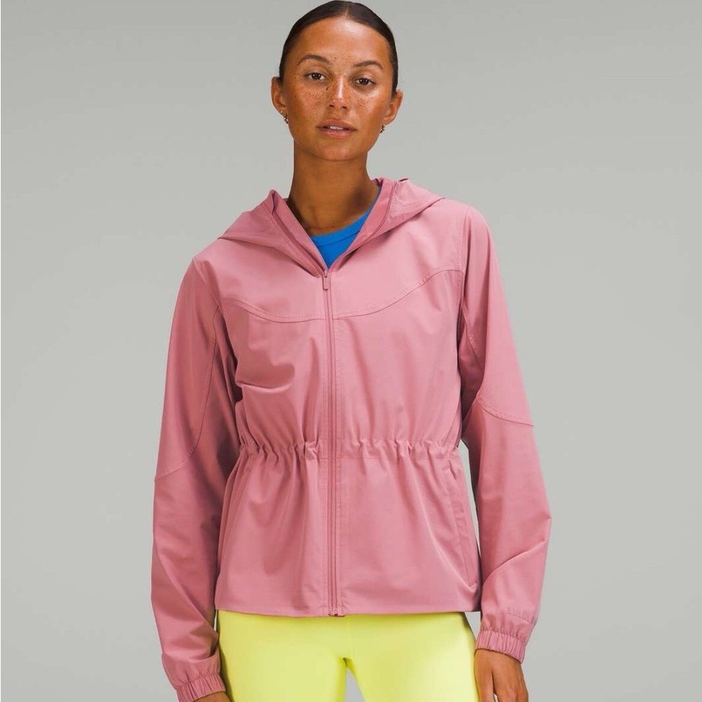 lululemon Packable Water Repellent Jacket in Brier Rose